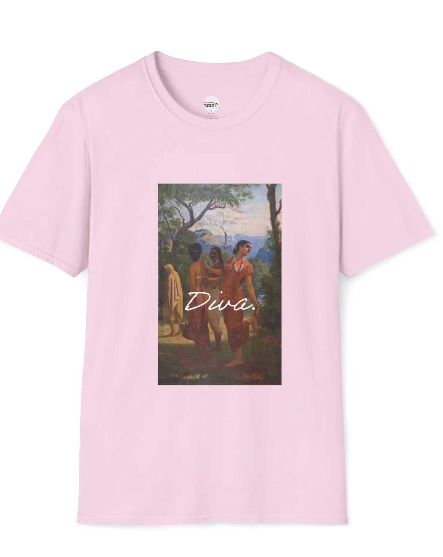 Diva  Over Sized T-Shirt Solidarity Teess