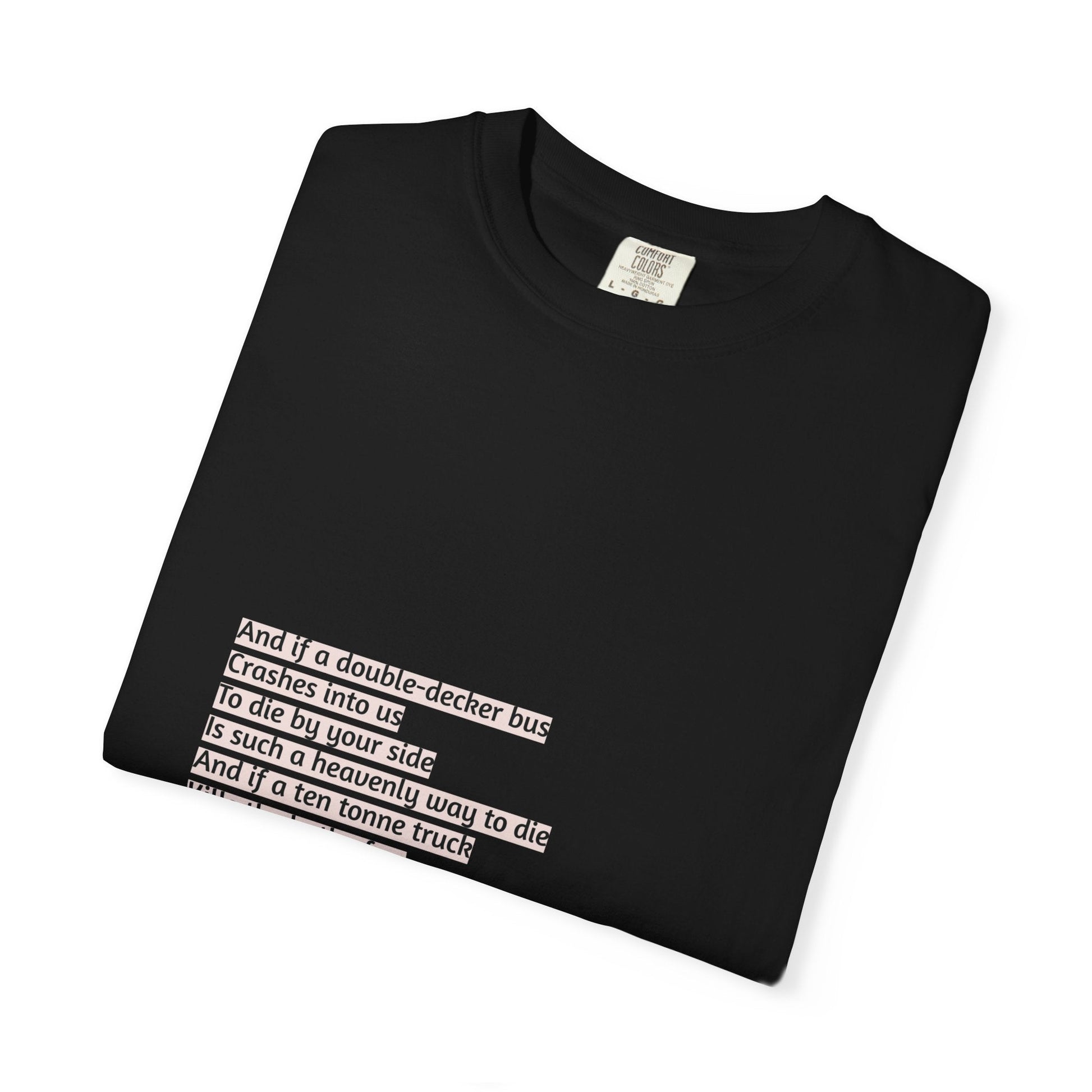I Love The Smith | Black Cotton T-Shirt Solidarity Teess