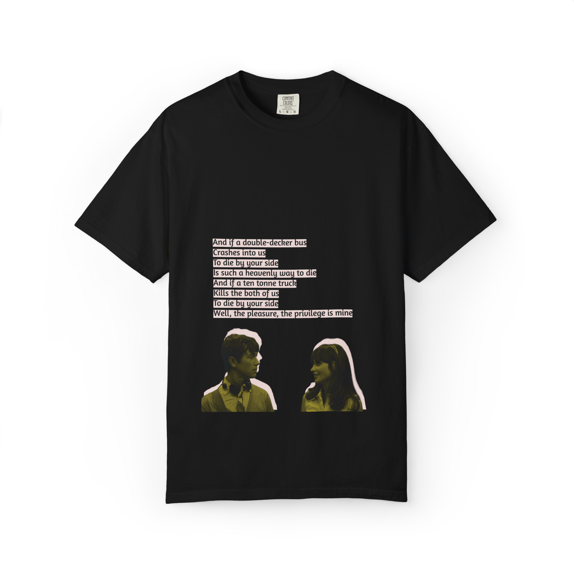 I Love The Smith | Black Cotton T-Shirt Solidarity Teess