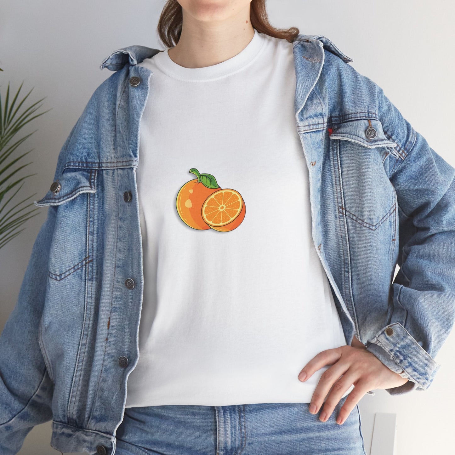 Orange Unisex Basic T-Shirt Solidarity Teess