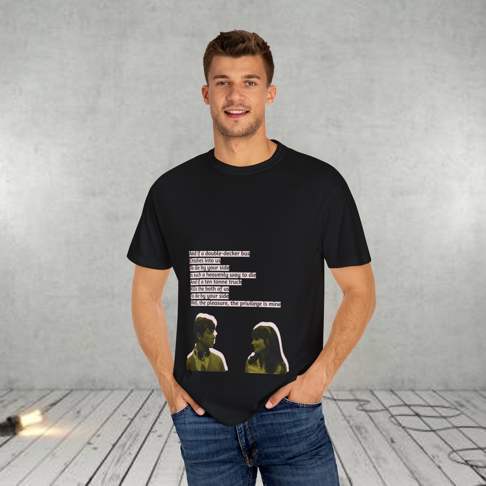 I Love The Smith | Black Cotton T-Shirt Solidarity Teess