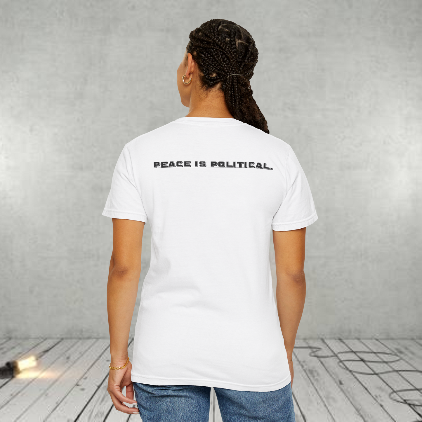 Peace Is Political Solidarity Teess