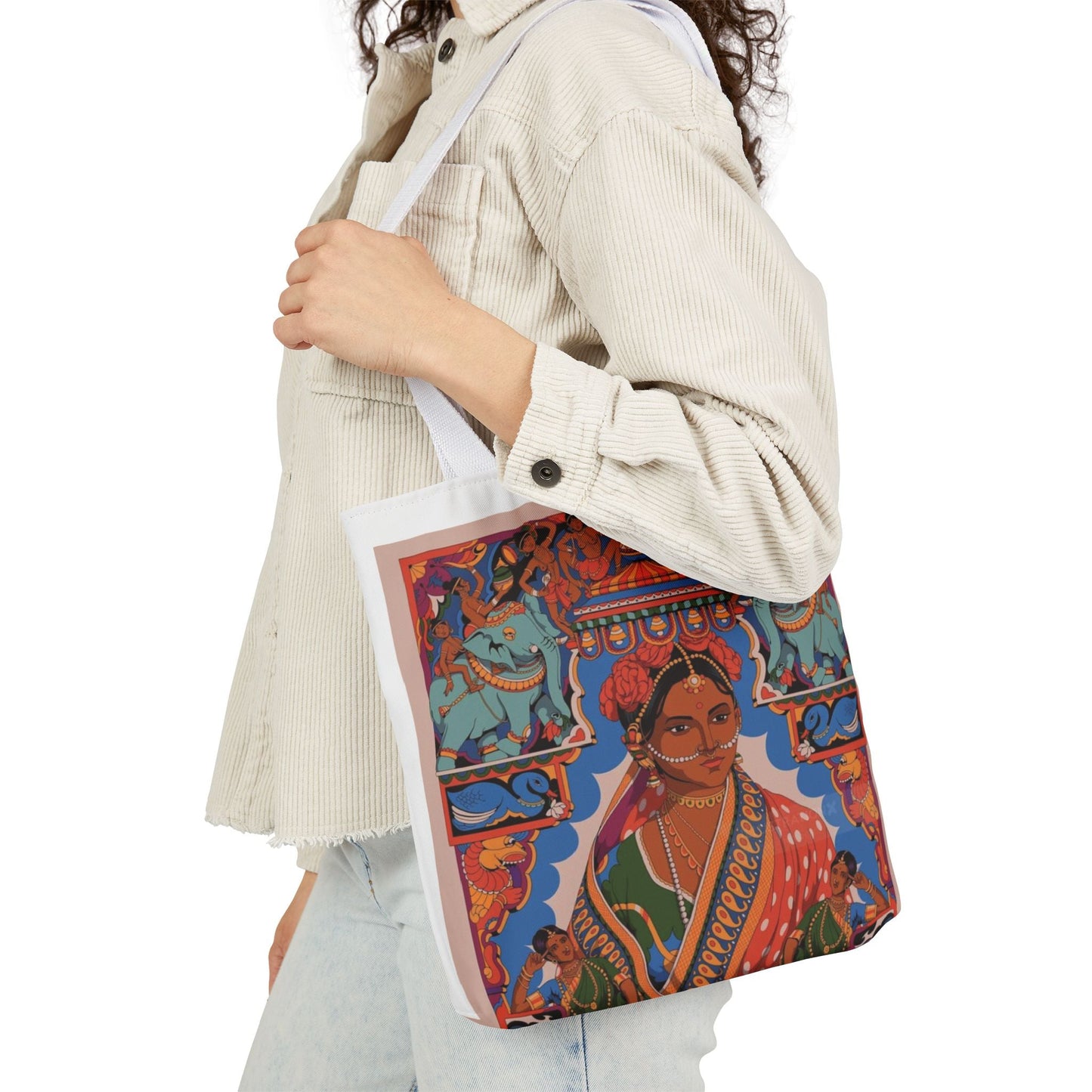 Unisex AOP Totebag Zipper Solidarity Teess