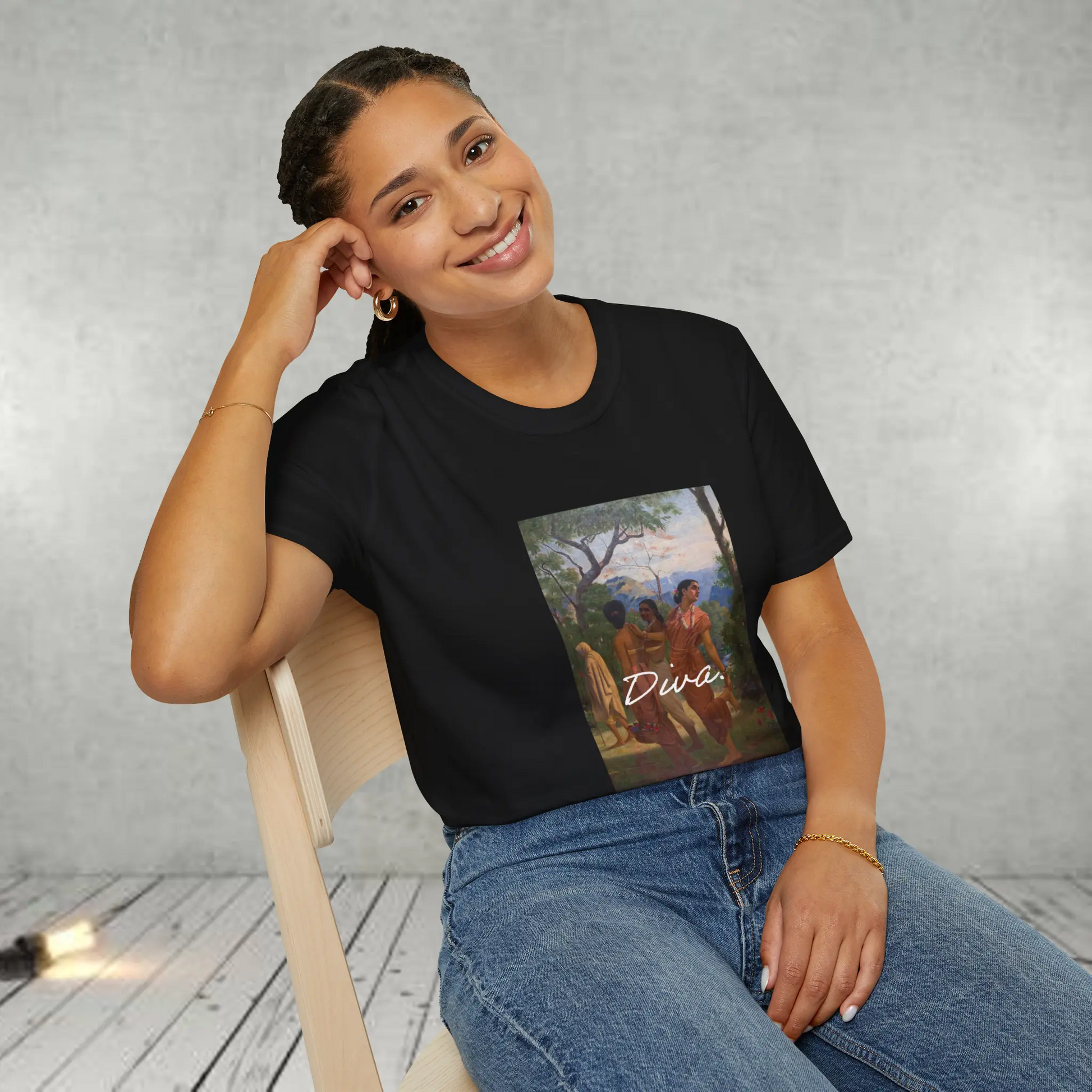 Diva Black T-Shirt Solidarity Teess